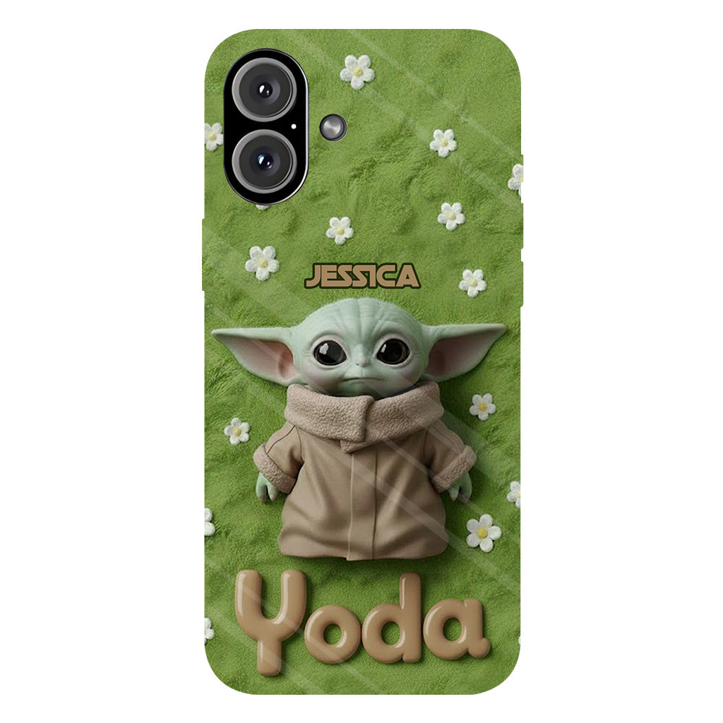 Cute Yoda - Personalized The Force Full Print Phone Case