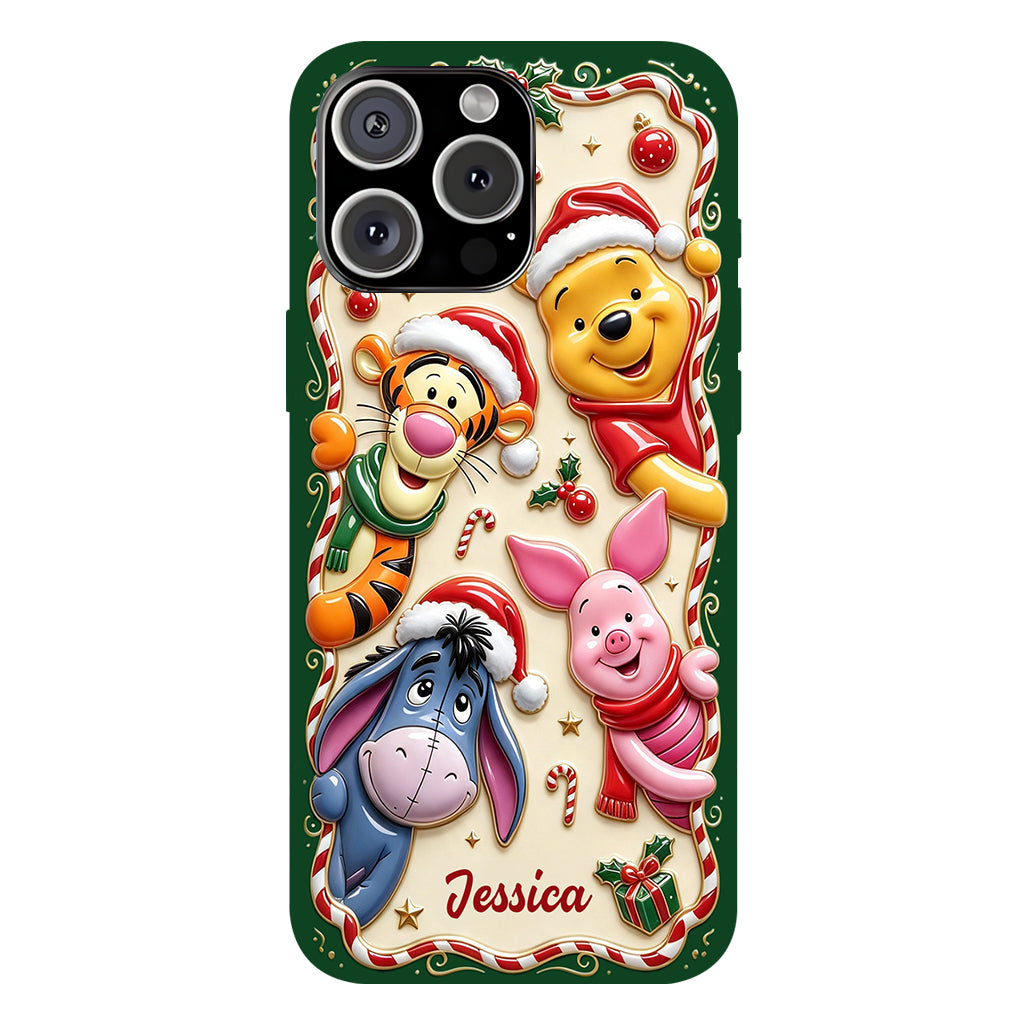 The Best Time Of The Year - Personalized Yellow Bear Full Print Phone Case