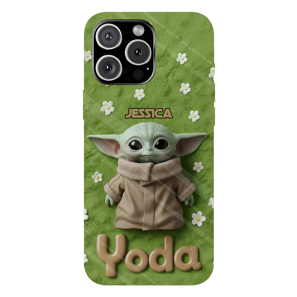 Cute Yoda - Personalized The Force Full Print Phone Case