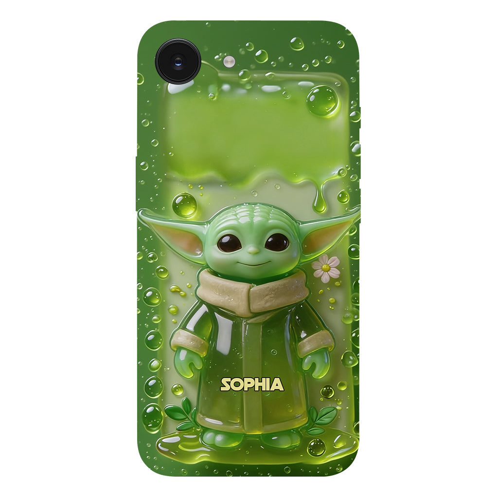 Jelly Green Baby - Personalized The Force Full Print Phone Case