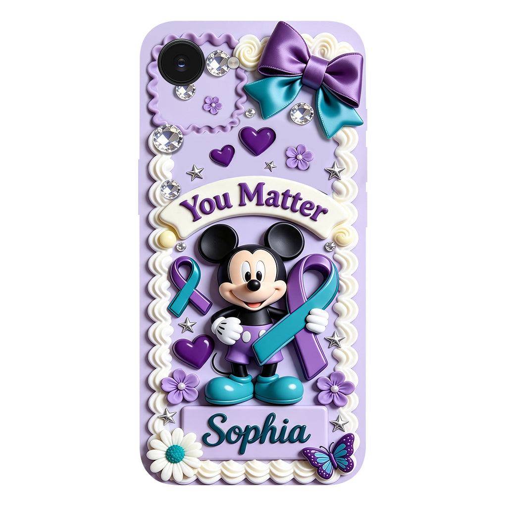 Suicide Prevention - Personalized Suicide Prevention Full Print Phone Case