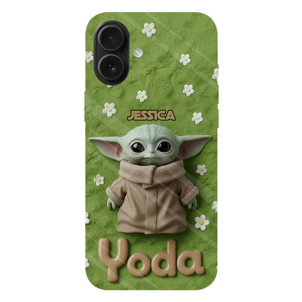 Cute Yoda - Personalized The Force Full Print Phone Case