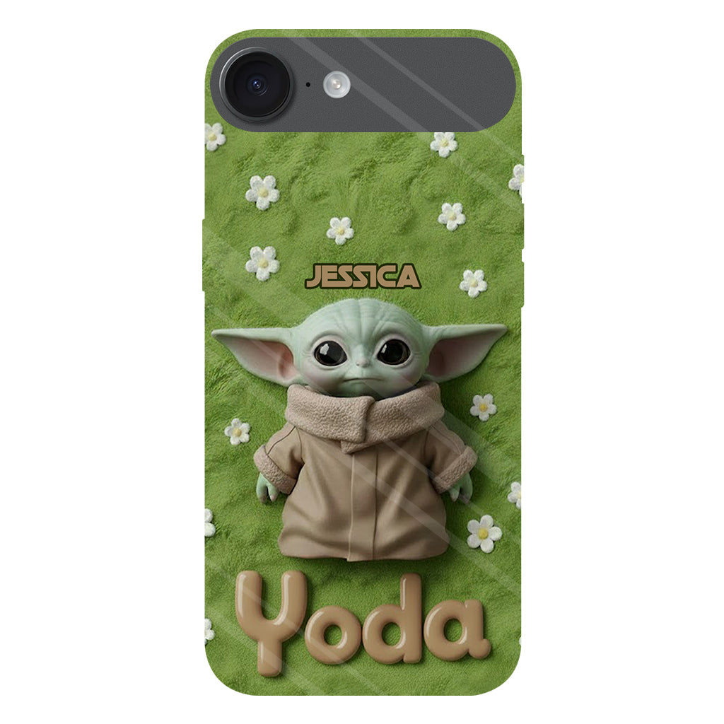 Cute Yoda - Personalized The Force Full Print Phone Case