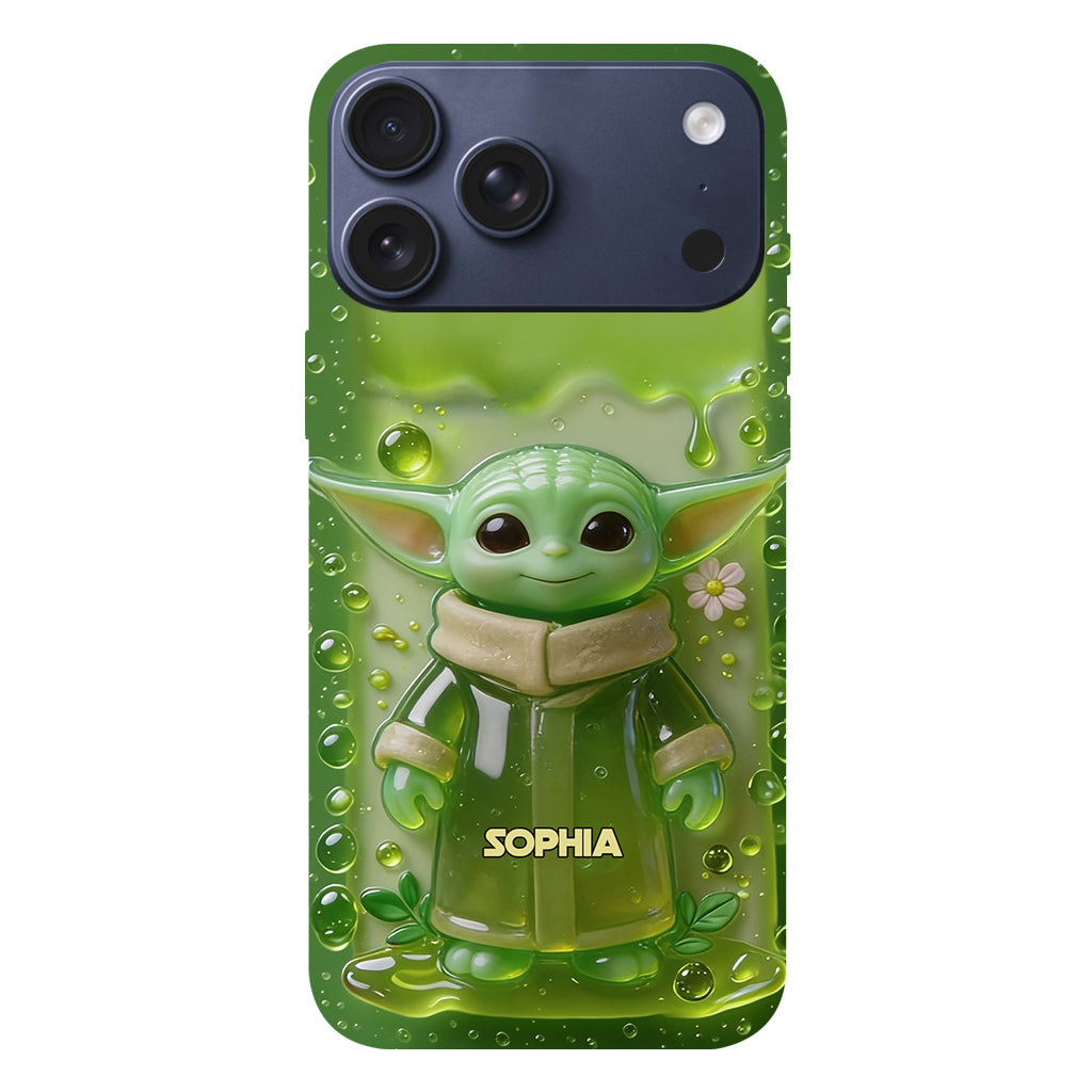 Jelly Green Baby - Personalized The Force Full Print Phone Case