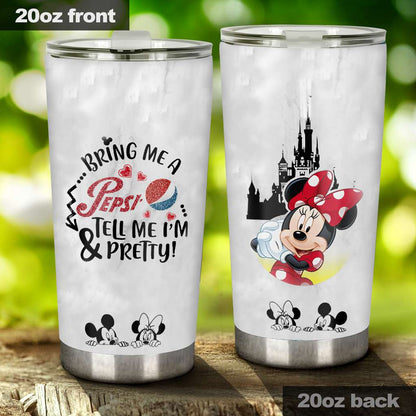 Tell Me I'm Pretty Blue Soft Drink Tumbler 0223