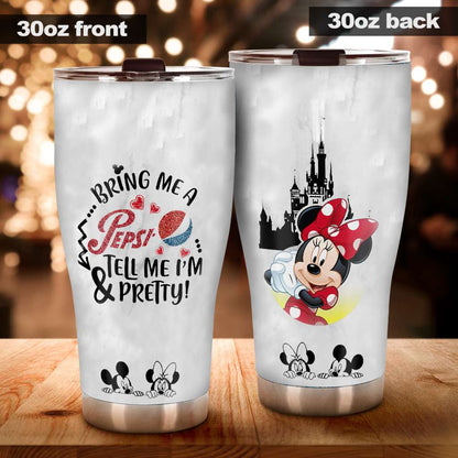 Tell Me I'm Pretty Blue Soft Drink Tumbler 0223