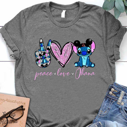 Peace Love Ohana - T-shirt and Hoodie 0620