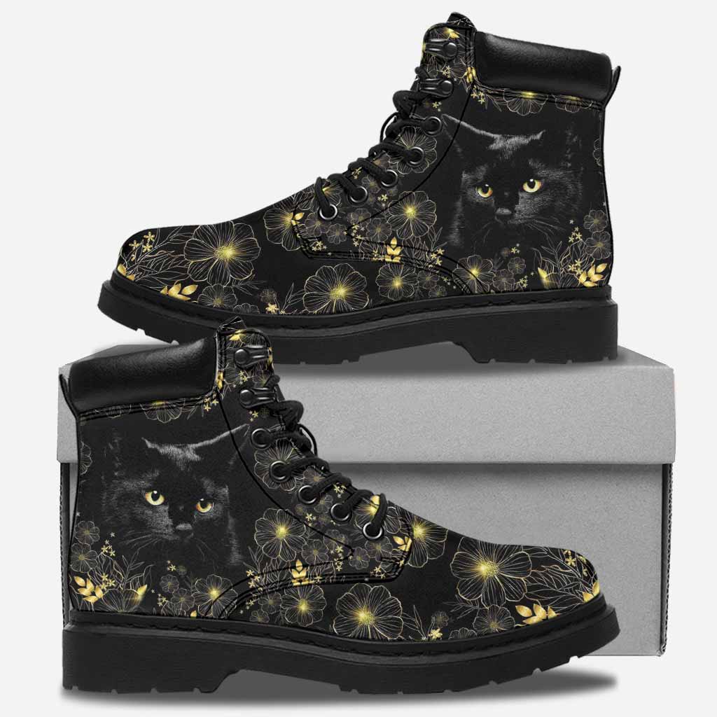 Black Cat Floral Black Cat All Season Boots 0622