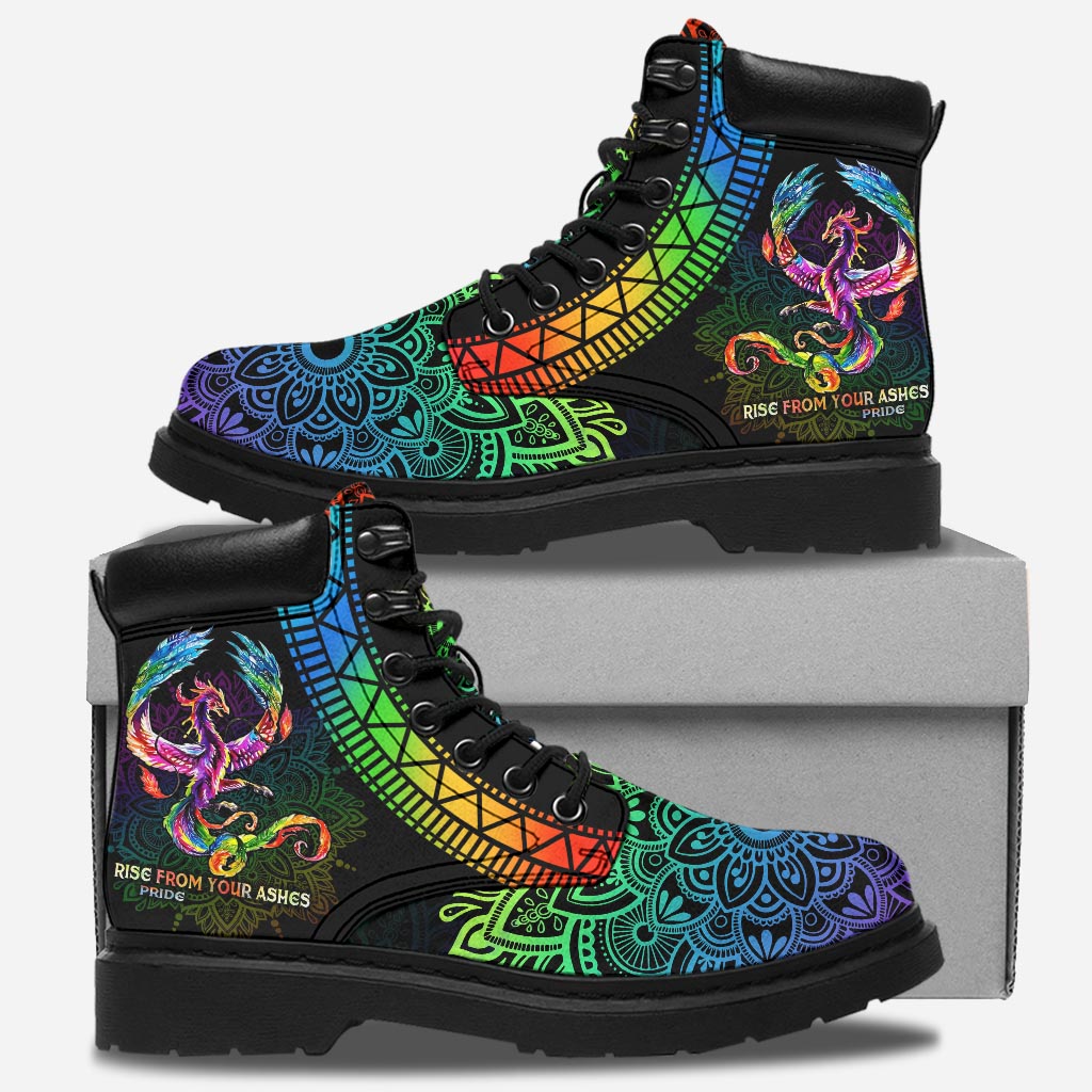 Pride Phoenix LGBT Support All Season Boots 0622