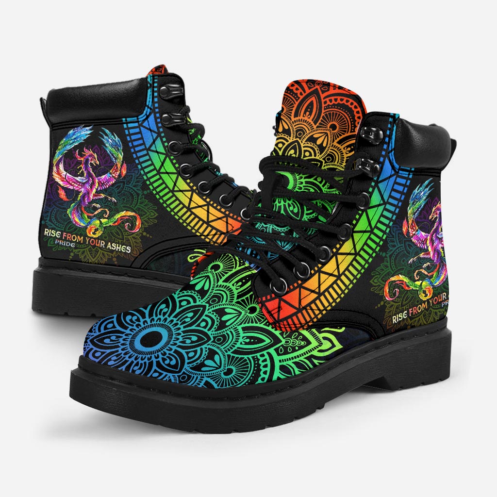 Pride Phoenix LGBT Support All Season Boots 0622