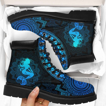 Mermaid Mandala Mermaid All Season Boots 0622