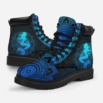 Mermaid Mandala Mermaid All Season Boots 0622