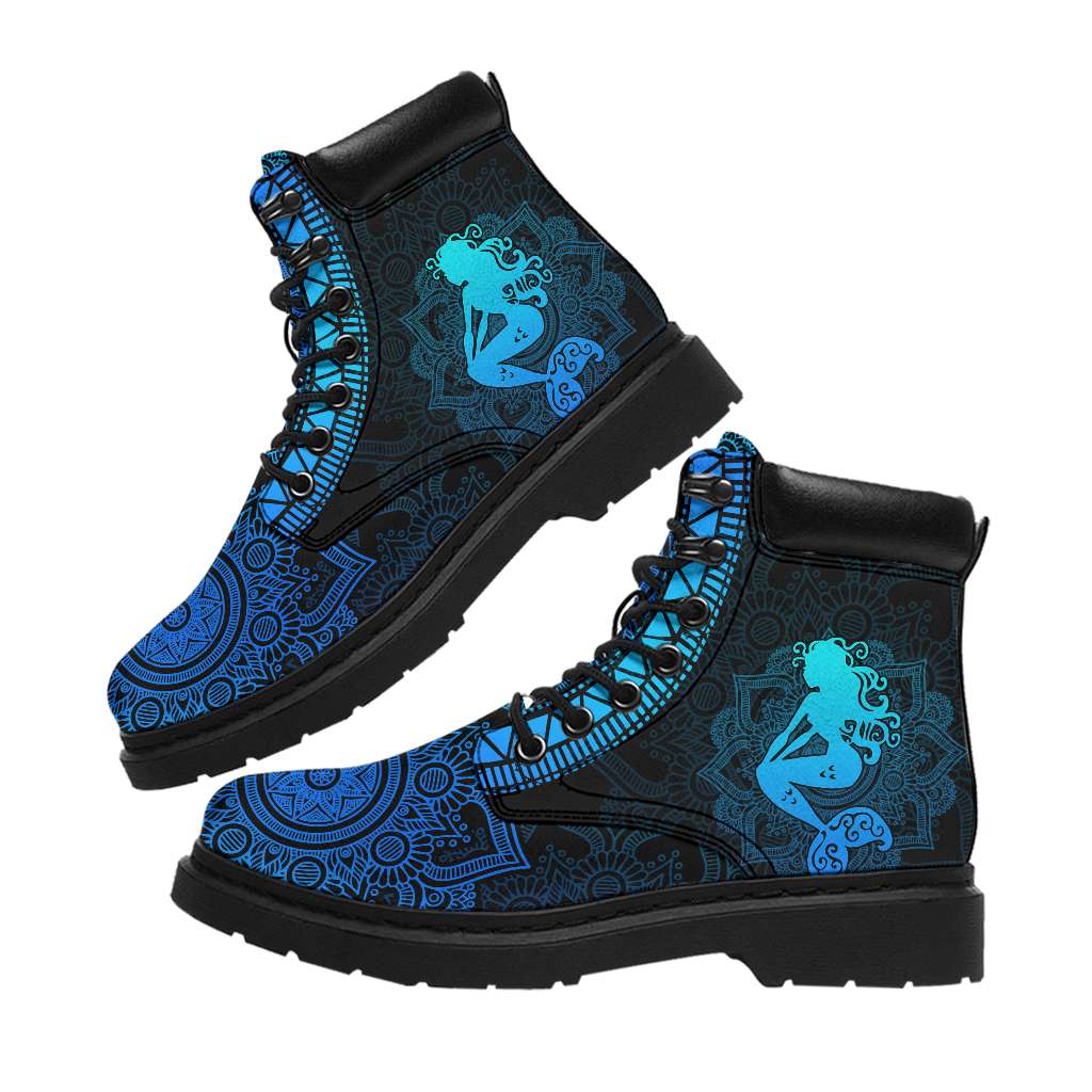 Mermaid Mandala Mermaid All Season Boots 0622