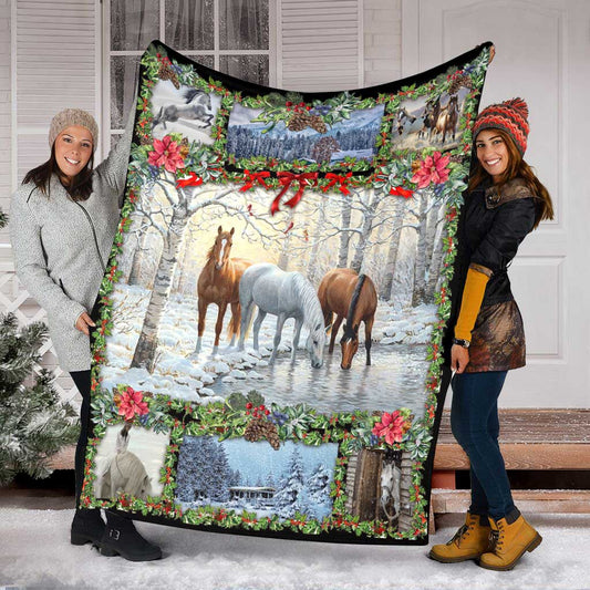 Horse Christmas Horse Blanket 0622