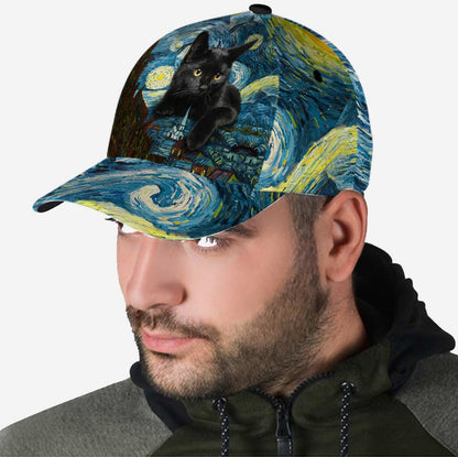 Night Chonk Black Cat Classic Cap 0622