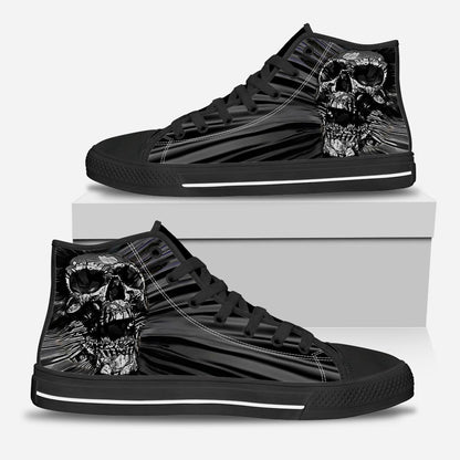 Screaming Skull High Top Shoes 0622