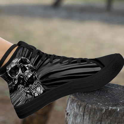 Screaming Skull High Top Shoes 0622