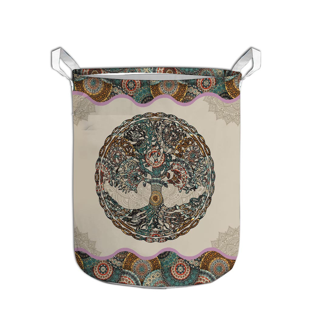 Yoga Mandala Yoga Laundry Basket 0622