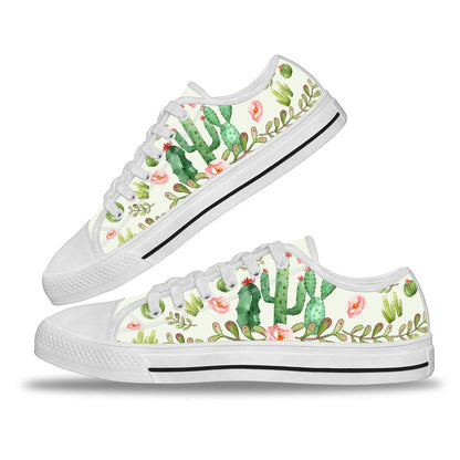 Lovely Cactus Cactus Low Top Shoes 0622