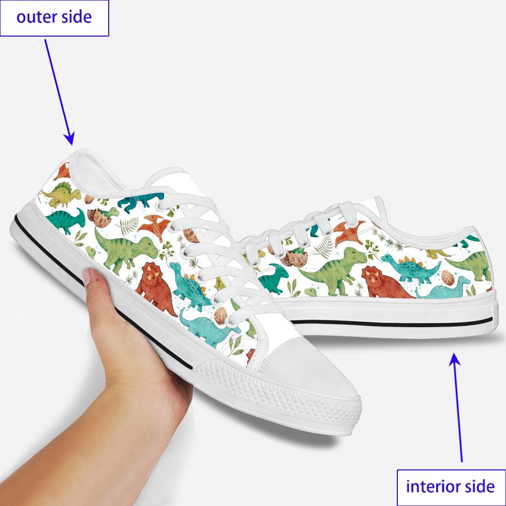 Love Dinosaurs Dinosaur Low Top Shoes 0622