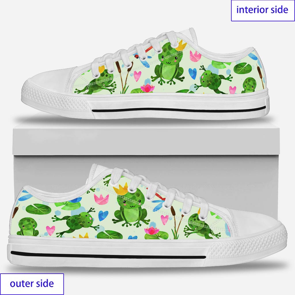 Lovely Frogs Frog Low Top Shoes 0622