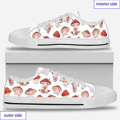 Cute Mushrooms Mushroom Low Top Shoes 0622