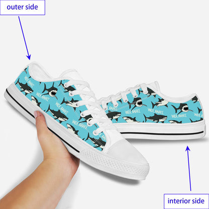 Wide Awake Shark Low Top Shoes 0622