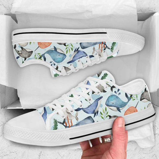 Lovely Whales Whale Low Top Shoes 0622