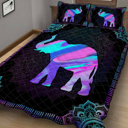 Elephant Mandala Elephant Quilt Set 0622