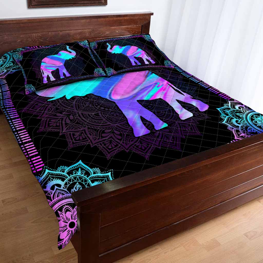 Elephant Mandala Elephant Quilt Set 0622