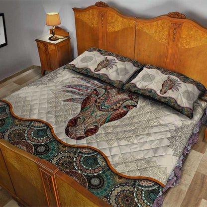 Love Horses Horse Quilt Set 0622