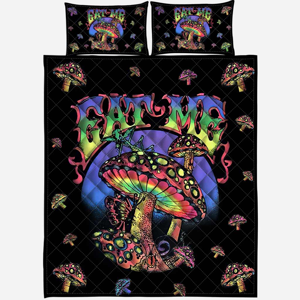 Eat Me Magic Mushroom  Quilt Set 0622