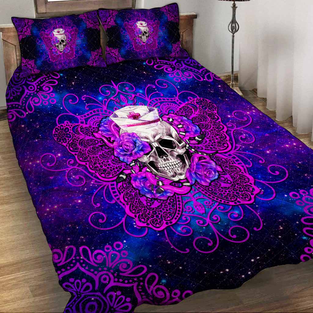 Skull Nurse Nurse Quilt Set 0622