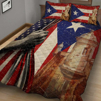 Puerto Rican American Puerto Rican Quilt Set 0622