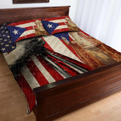 Puerto Rican American Puerto Rican Quilt Set 0622