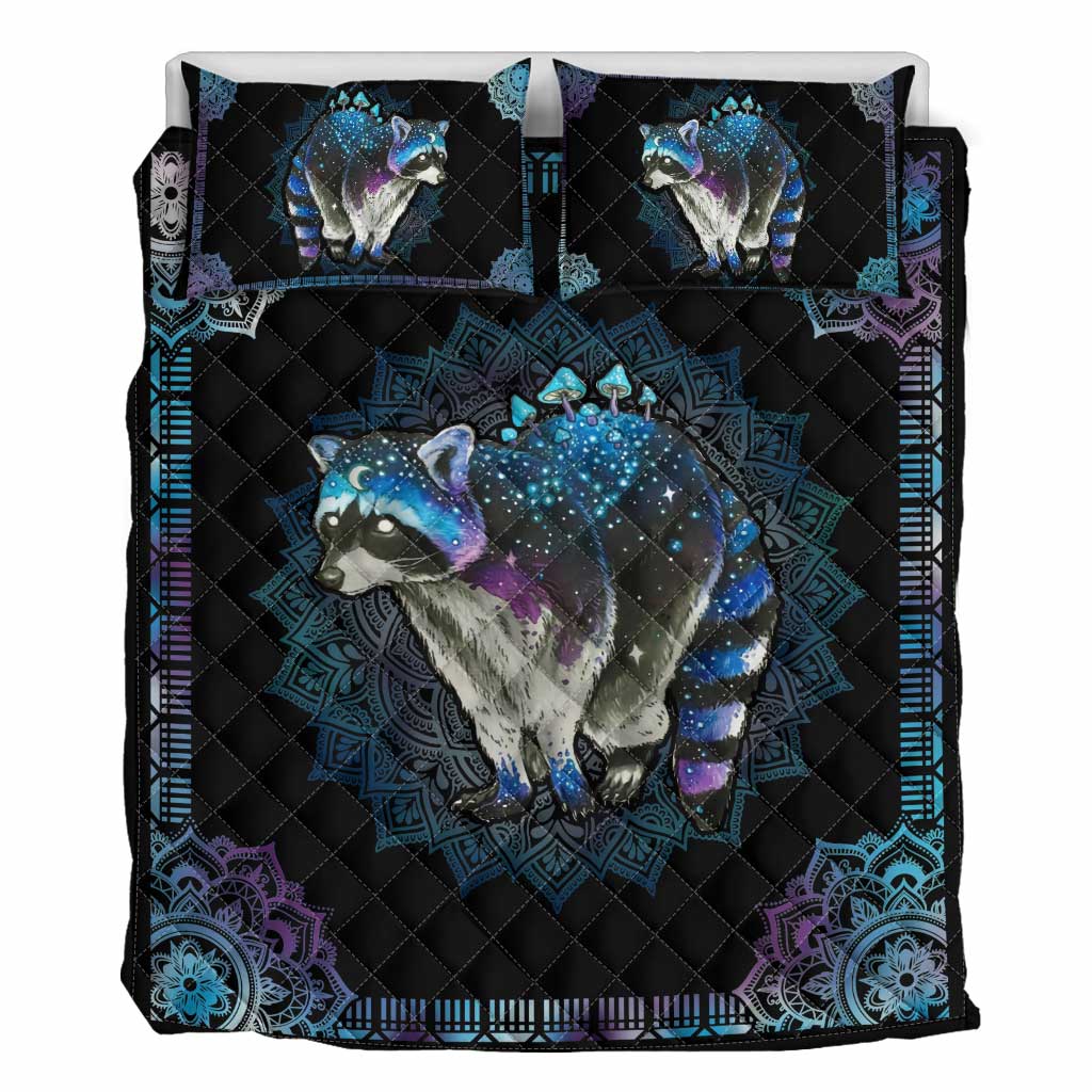 Racoon Goddess Raccoon Quilt Set 0622