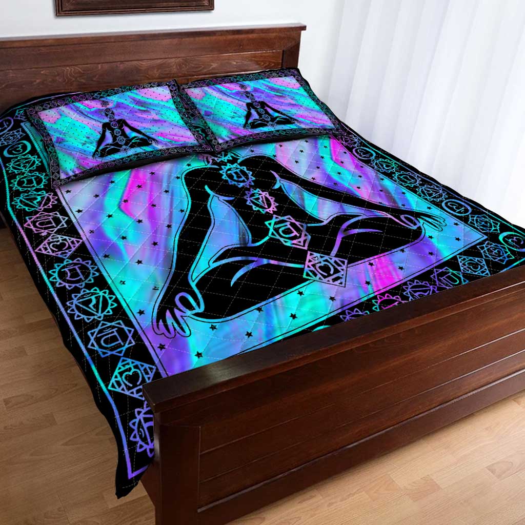 Seven Chakra Yoga  Quilt Set 0622