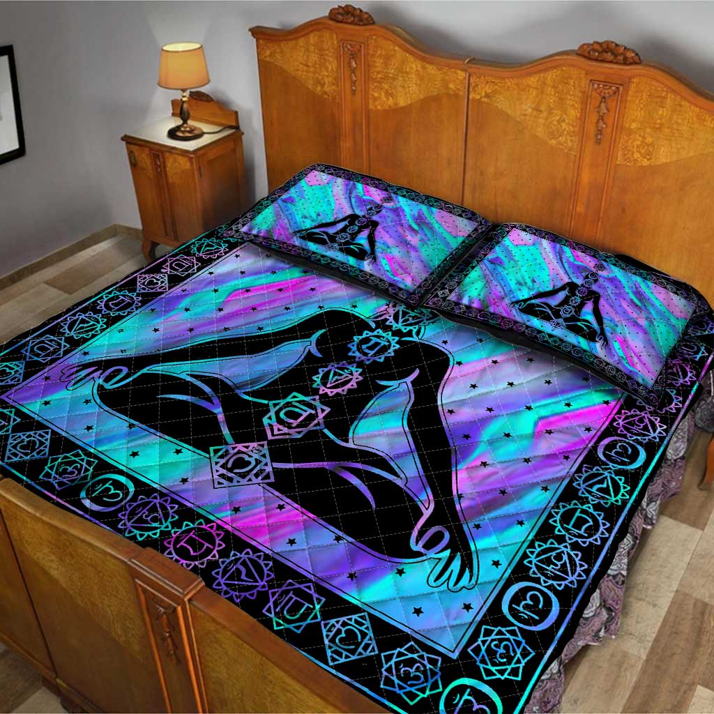 Seven Chakra Yoga  Quilt Set 0622