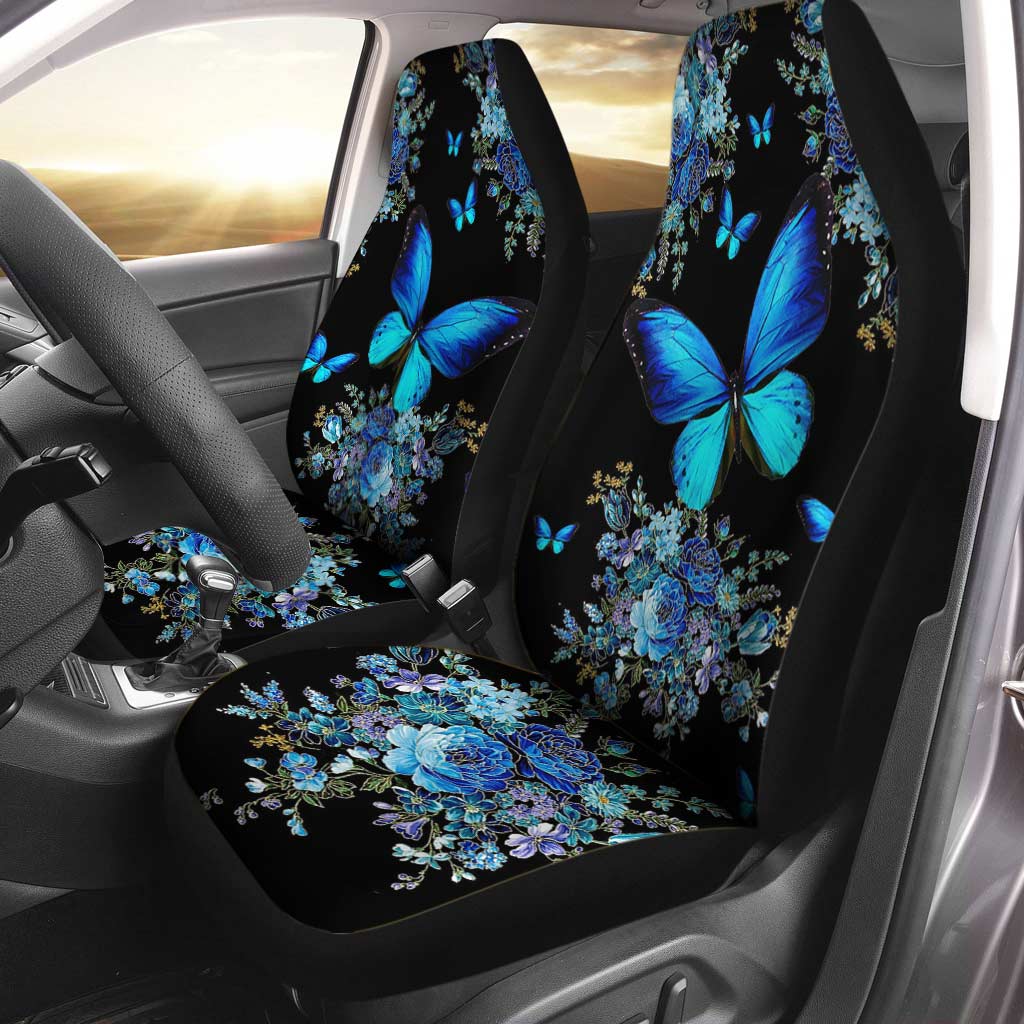 Magic Blue Butterfly Seat Covers 0622