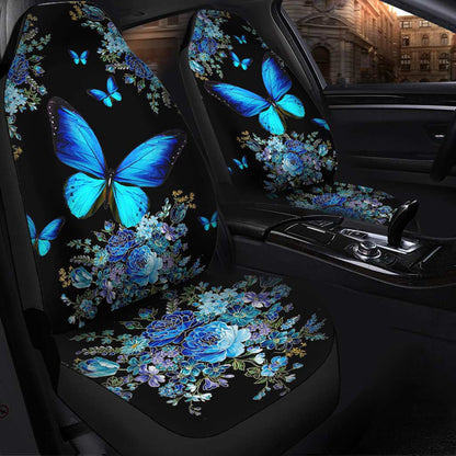 Magic Blue Butterfly Seat Covers 0622