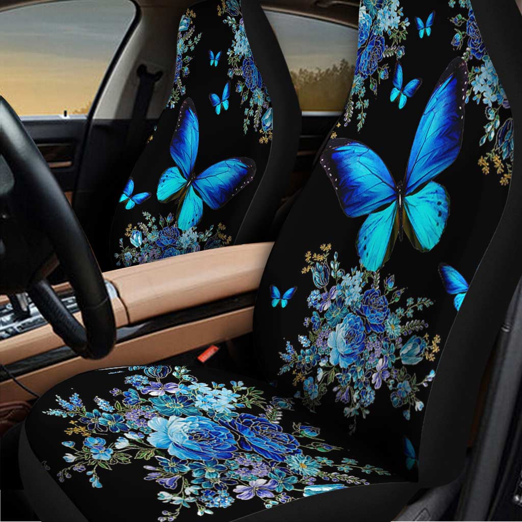 Magic Blue Butterfly Seat Covers 0622