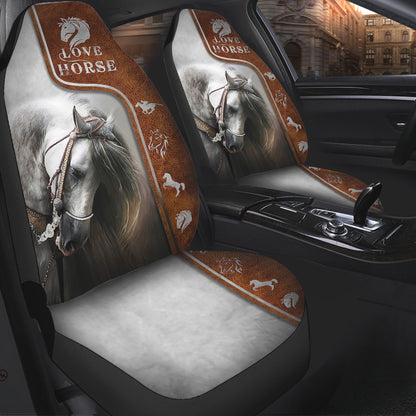 Love Horses Horse Seat Covers 0622