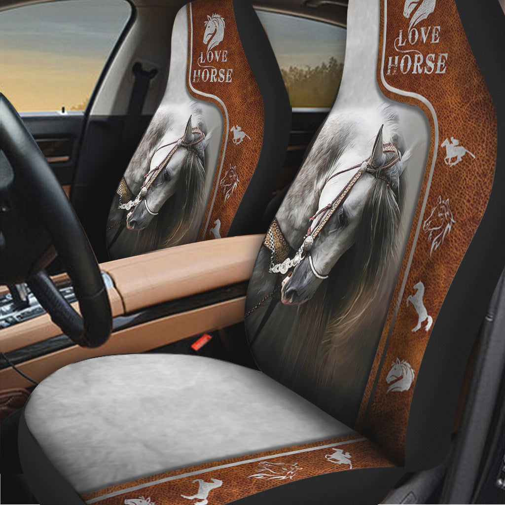 Love Horses Horse Seat Covers 0622