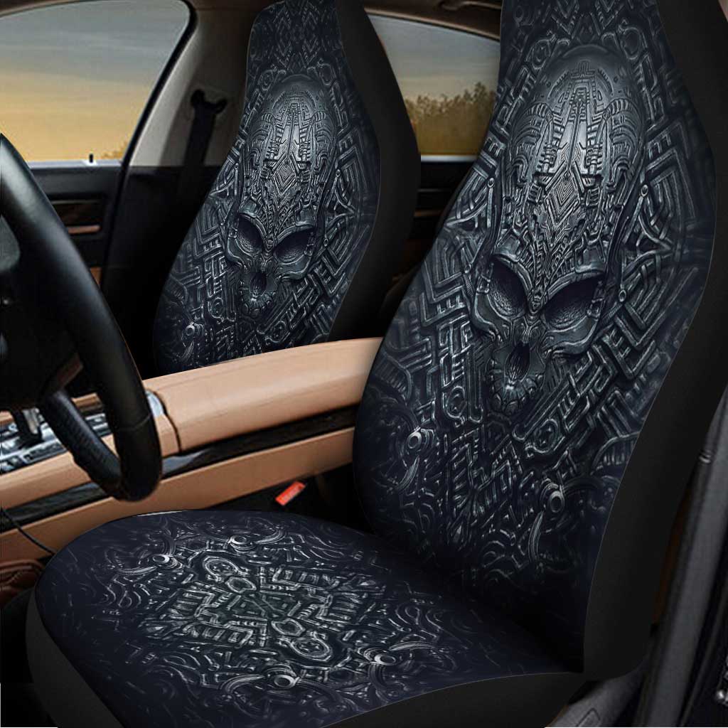 Skull 3D Printed Skull Seat Covers 0622