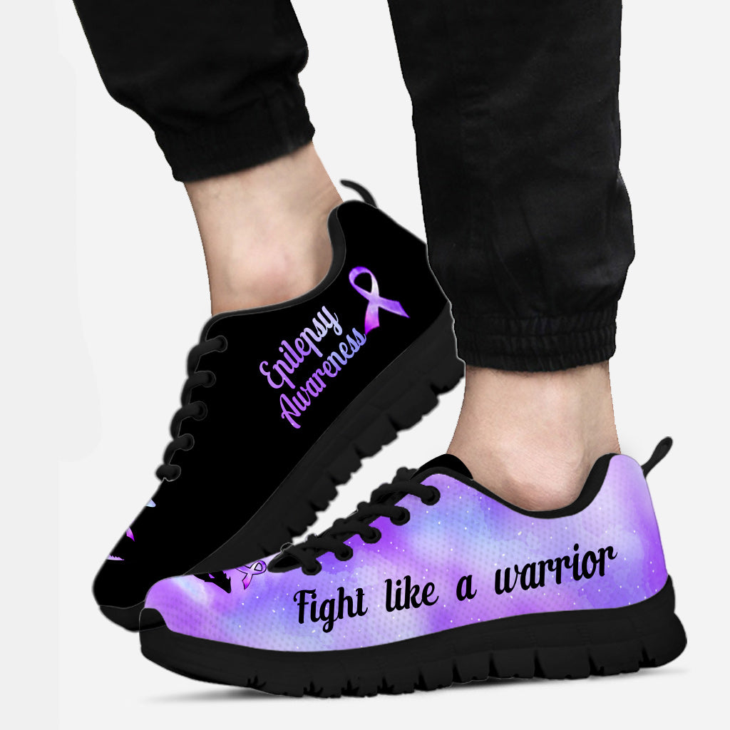 Fight Like A Warrior Epilepsy Awareness Sneakers 0622