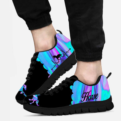 Horse Hologram Heart Beat Horse Sneakers 0622