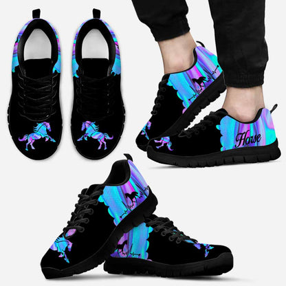 Horse Hologram Heart Beat Horse Sneakers 0622