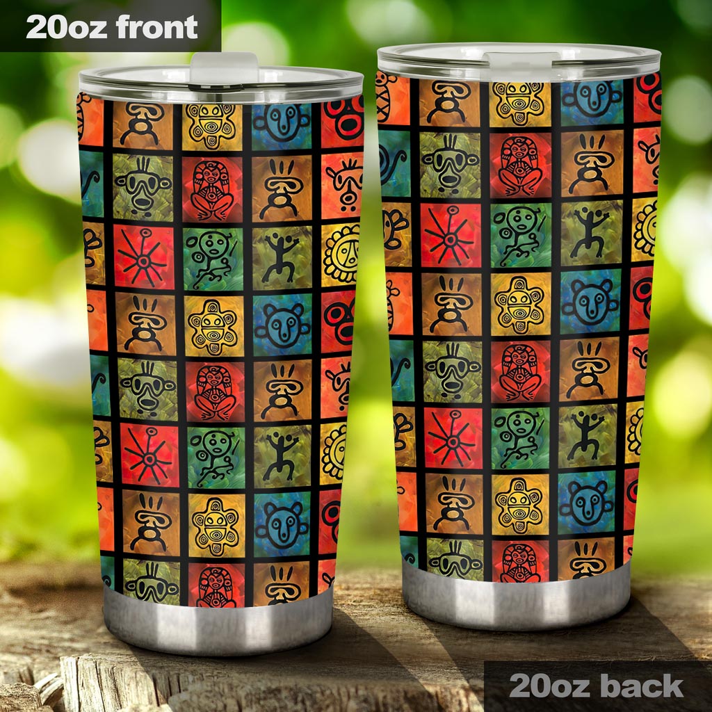 Puerto Rican Pattern Puerto Rican Tumbler 0622