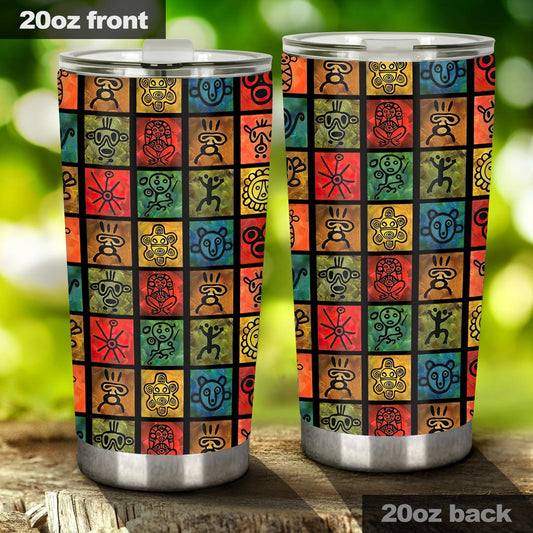 Puerto Rican Pattern Puerto Rican Tumbler 0622