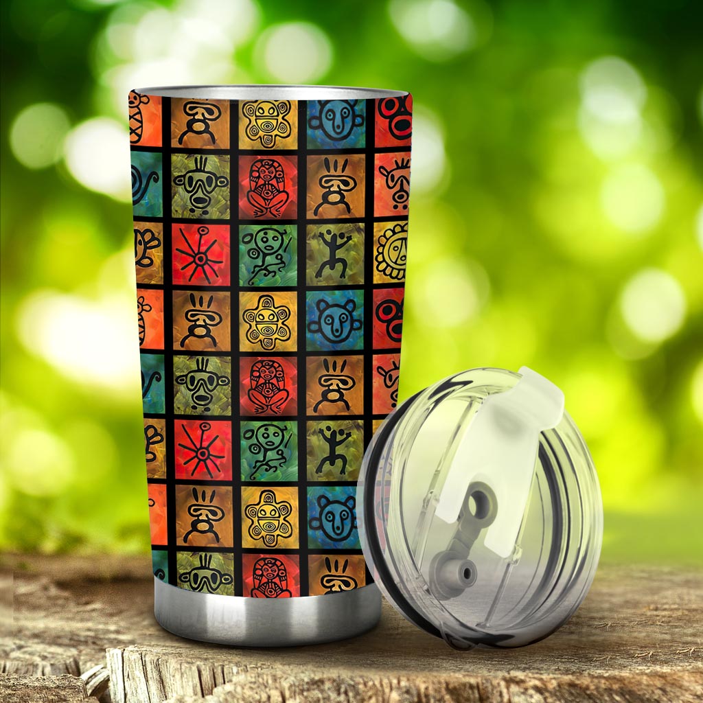 Puerto Rican Pattern Puerto Rican Tumbler 0622